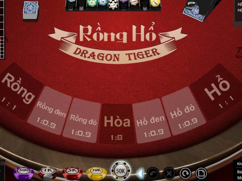 Đặt cược 3 mặt trong rồng hổ